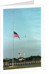 Space Center Lowering Flag by Anonymous