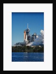 Challenger Space Shuttle Preparing for Liftoff by Anonymous