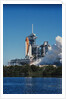 Challenger Space Shuttle Preparing for Liftoff by Anonymous