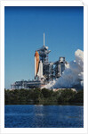 Challenger Space Shuttle Preparing for Liftoff by Anonymous