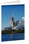 Challenger Space Shuttle Preparing for Liftoff by Anonymous