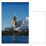 Challenger Space Shuttle Preparing for Liftoff by Anonymous
