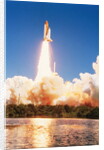 Challenger Space Shuttle Lifting Off by Anonymous