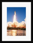 Challenger Space Shuttle Lifting Off by Anonymous
