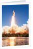 Challenger Space Shuttle Lifting Off by Anonymous