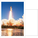 Challenger Space Shuttle Lifting Off by Anonymous