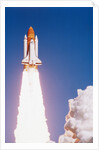Challenger Space Shuttle Lifting Off by Anonymous