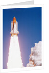 Challenger Space Shuttle Lifting Off by Anonymous