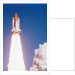 Challenger Space Shuttle Lifting Off by Anonymous