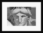 Detail of the Face of Statue of Liberty by Anonymous