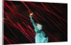 Fireworks Surrounding Statue of Liberty by Anonymous