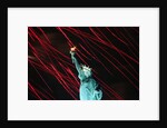 Fireworks Surrounding Statue of Liberty by Anonymous
