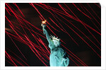Fireworks Surrounding Statue of Liberty by Anonymous
