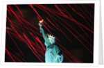Fireworks Surrounding Statue of Liberty by Anonymous
