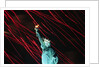 Fireworks Surrounding Statue of Liberty by Anonymous