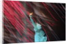 Fireworks Surrounding Statue of Liberty by Anonymous
