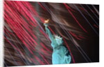 Fireworks Surrounding Statue of Liberty by Anonymous