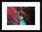 Fireworks Surrounding Statue of Liberty by Anonymous