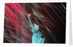 Fireworks Surrounding Statue of Liberty by Anonymous