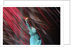 Fireworks Surrounding Statue of Liberty by Anonymous