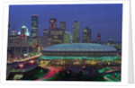 Aerial View of the Minneapolis Metrodome Before World Series by Anonymous