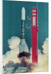 American Rocket Blasting into Space by Anonymous