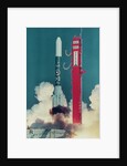 American Rocket Blasting into Space by Anonymous