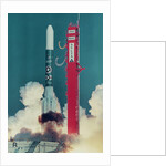 American Rocket Blasting into Space by Anonymous