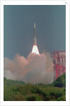 Air Force Delta Rocket Shooting Into Orbit by Anonymous