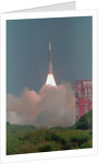 Air Force Delta Rocket Shooting Into Orbit by Anonymous