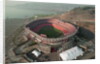 Aerial View of Earthquake Damaged Stadium by Anonymous