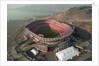 Aerial View of Earthquake Damaged Stadium by Anonymous
