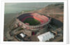 Aerial View of Earthquake Damaged Stadium by Anonymous