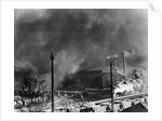 View of Steel Plant with Smoke Fumes by Anonymous