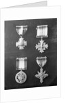 Military Honor Medals by Anonymous