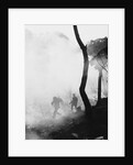 Marines Moving Quickly Through Smoke by Anonymous