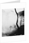Marines Moving Quickly Through Smoke by Anonymous