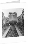 Ship in Building Yard by Anonymous