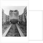 Ship in Building Yard by Anonymous