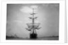Frontal View of a Sailing Yacht by Anonymous