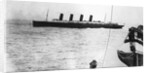 Large Liner Lusitania Leaving in Waters by Anonymous
