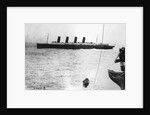 Large Liner Lusitania Leaving in Waters by Anonymous