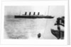 Large Liner Lusitania Leaving in Waters by Anonymous