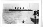 Large Liner Lusitania Leaving in Waters by Anonymous