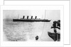 Large Liner Lusitania Leaving in Waters by Anonymous