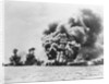 Ships Under Attack at Pearl Harbor by Anonymous