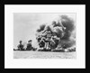 Ships Under Attack at Pearl Harbor by Anonymous