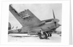 De Havilland Mosquito on Runway by Anonymous