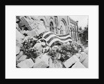 Body of US Major Resting Atop Ruins by Anonymous