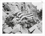 Body of US Major Resting Atop Ruins by Anonymous